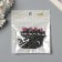 Decor for the creativity of the felt shine "Black cat" 5.5x4 cm