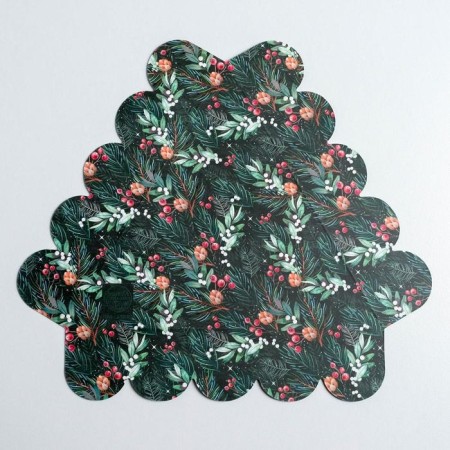 Box for confectionery products with PVC cover "Happy New Year", 18 x 3 cm, New Year-5
