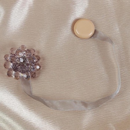 Picked up for curtains "Cun", d = 4.5 cm, color gray color-1