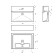 Furniture shell Sanita Luxe Novel 60, white