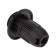 Plastic heat -resistant pendant cartridge with an E14 ring, black rexant
