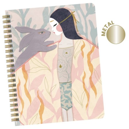Notebook Djeco "Izumi", spiral, 88 sheets-1