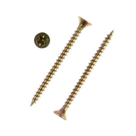 Self -tapping screws universal tundra Krep 4.0x50 mm, yellow zinc, 200 pcs.