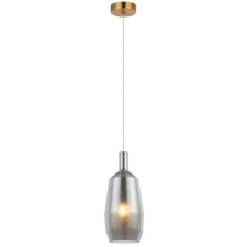 Suspension lamp ELADIN 1x27 40W, size 14x14x35.5-185 cm, bronze color