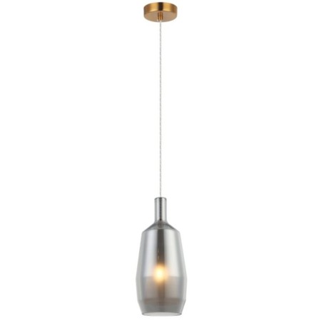 Suspension lamp ELADIN 1x27 40W, size 14x14x35.5-185 cm, bronze color