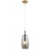 Suspension lamp ELADIN 1x27 40W, size 14x14x35.5-185 cm, bronze color