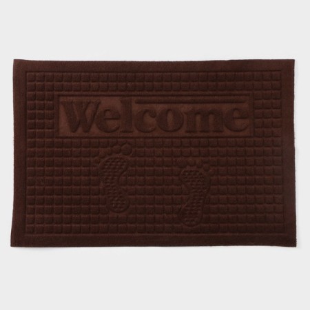 Walker -shaped mature rug without edging the “Welcome Figure”, 40 × 60 cm, color mix-4
