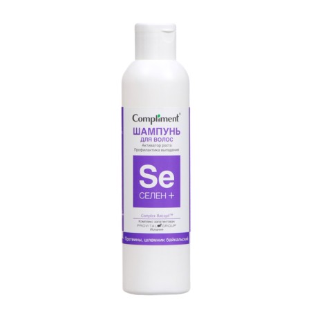 COMPLEMENT “Selenic+” shampoo, hair growth activator, 200 ml-1
