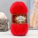Yarn "KID Royal 50" 62% moher, 38% polyamide 500m/50g (56 red)