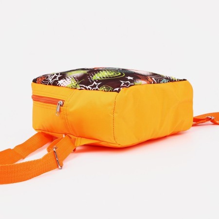 Baby backpack on lightning, orange color-4