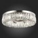 Ceiling Ceiling ST LUCE. SL1226.102.08. Rifrazio. 8x40 W, E14, 61.5x61.5x15 cm, Nickel color