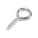 Shurup-ring Stroybat, white zinc, 5x40 mm, 2 pcs