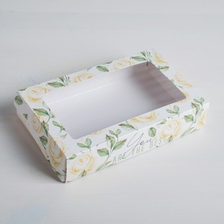 Confectionery packaging, a “Flowers” ​​lamination box, 20 x 12 x 4 cm-2
