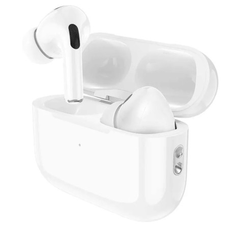 Hoco Ew49, TWS headphones, wireless, vacuum, free. charging, BT 5.3, 30/300 mAh, white-3