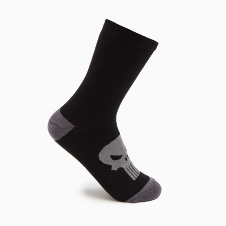 Socks "The Punisher", black/gray color, size 23