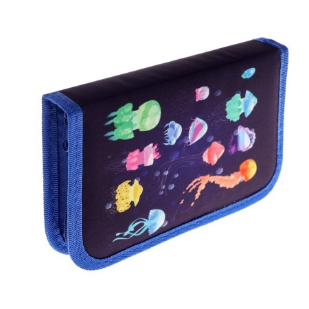 School "Underwater World", 13 x 19.5 cm, 1 section, on lightning, fabric-2
