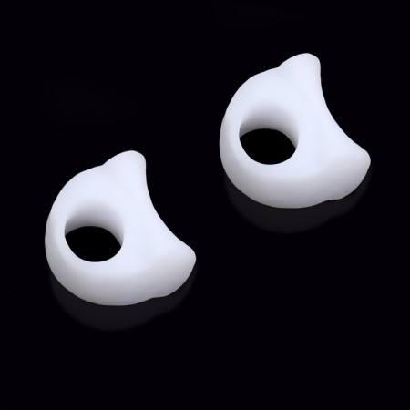 Correctors - dividers for thumbs, silicone, 3 × 3.5 cm, pair, white color-3
