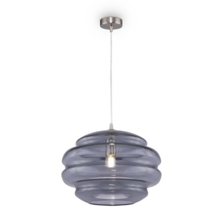 Suspension lamp Maytoni P078PL-01SG, E27, 1x60 W, 401x401x1823 mm, Nickel