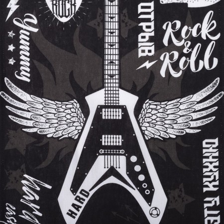 Kitchen towel "Let’s Rock" 35x60 cm-1
