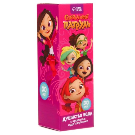 Fragrant water, strawberry aroma, 30 ml "Miracles time", Fairytale patrol-2