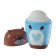 Zapochilok 1 hole with a container and eraser "animals", mix