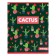 A set of notebooks of 5 pieces, 36 sheets in the Calligrata cactus cage, covered cardboard, offset block