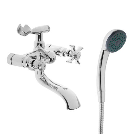 Accoona A6070 bath mixer, two -wound, brass, chrome