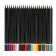 Pencils are colored plastic, 24 colors, Devente Juicy Black, three -sided, 2m, 3 mm, tinted in black