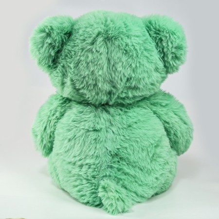 Soft toy "Bear", with a bow, 80 cm, green color-2