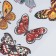 Sticking without sticky layer interior color "butterfly museum" 25x35 cm mix