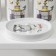 A set of accessories for the bathroom "Cell", 4 items (300 ml dispenser, soap room, 2 glasses), white color
