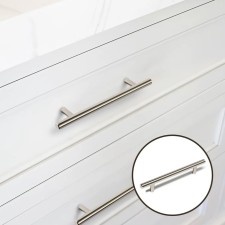 Realing handle, d = 12 mm, m/o 160 mm, color Satin nickel
