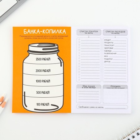 Notepad for finance planning "I am making money and I will teach you"-2