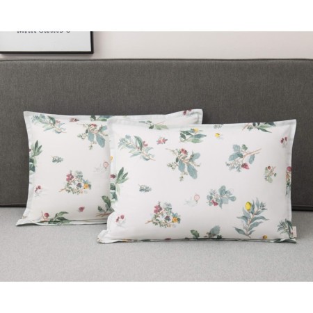 Pillowcase "Spencer", size 50x70 cm - 2 pcs, green color