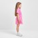 Children's dress with kaftan pockets, size 30 (98-104 cm), bright pink color