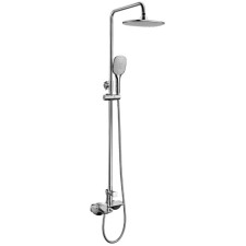 Lemark Bellario LM6862C shower system, tropical shower, shower, brass, chrome