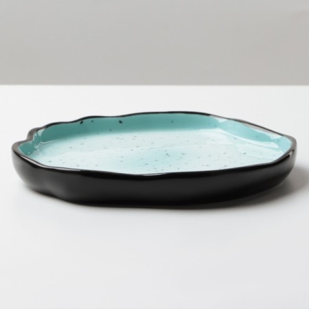 Poramine Ceramic Norovoy Territory "Blue", 17 cm, blue color-4
