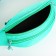 Lightning waist bag, 2 pockets, turquoise color