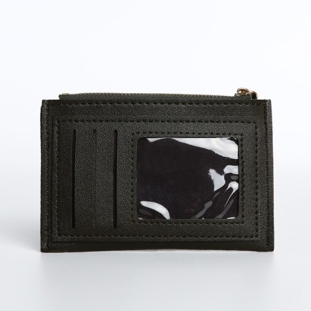 Cardholder with lightning, green color-1