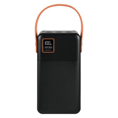 External battery TFN Porta LCD PD, 60,000 mAh, 2 USB, Type-C, MicroUSB, Black