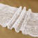 Lace elastic fabric, 180 mm × 2.7 ± 0.5 m, white color