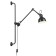 ARTA 40W E14 lamp on the bracket, black