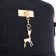 Bag Cross-Bodi with a zipper, black color