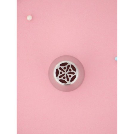 Konfinetta confectionery “Flower”, d = 3.5 cm, output d = 1.9 cm, stainless steel-1