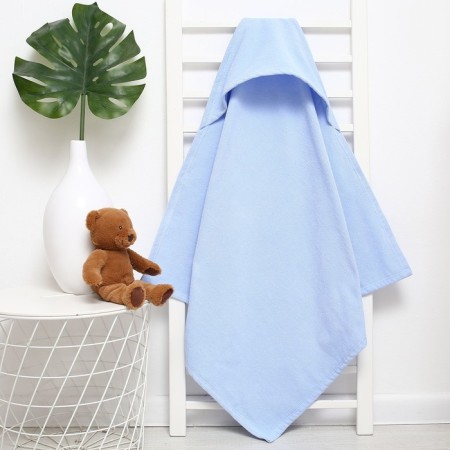 Tainted towel “Broke I” 85x85 cm, pale blue, 100% cotton, 320 g/m2