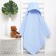 Tainted towel “Broke I” 85x85 cm, pale blue, 100% cotton, 320 g/m2