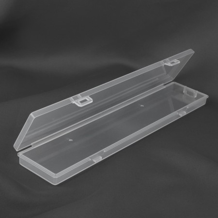A container for storing trifles, with a suspension, 26.7 × 5.5 × 1.8 cm, the color is transparent-1