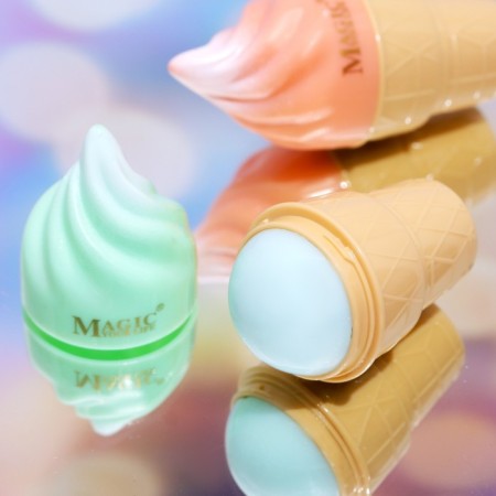Lip balm "Ice Cream in a glass", mix-7