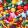 Sprinking confectionery Figure Easter "Stars": red, pink, blue, yellow, 25 g.
