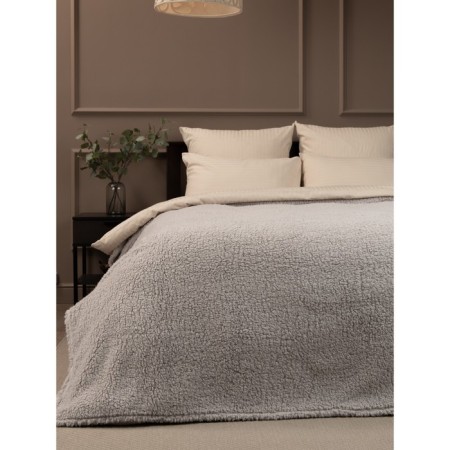 Texrepublic blanket, size 200x220 cm, gray color-1